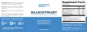 Glucotrust Ingredients